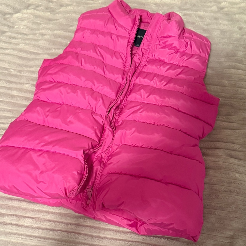 GAP Kids Pink Puffer Vest